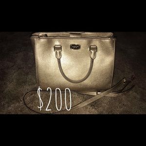 Gold MK purse.